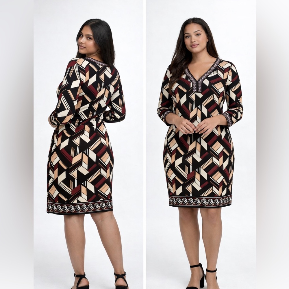 🌟NWT Women’s White House Black Market Dress 👗 size large. - Picture 3 of 7